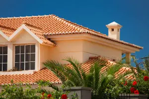 Clay tile roof